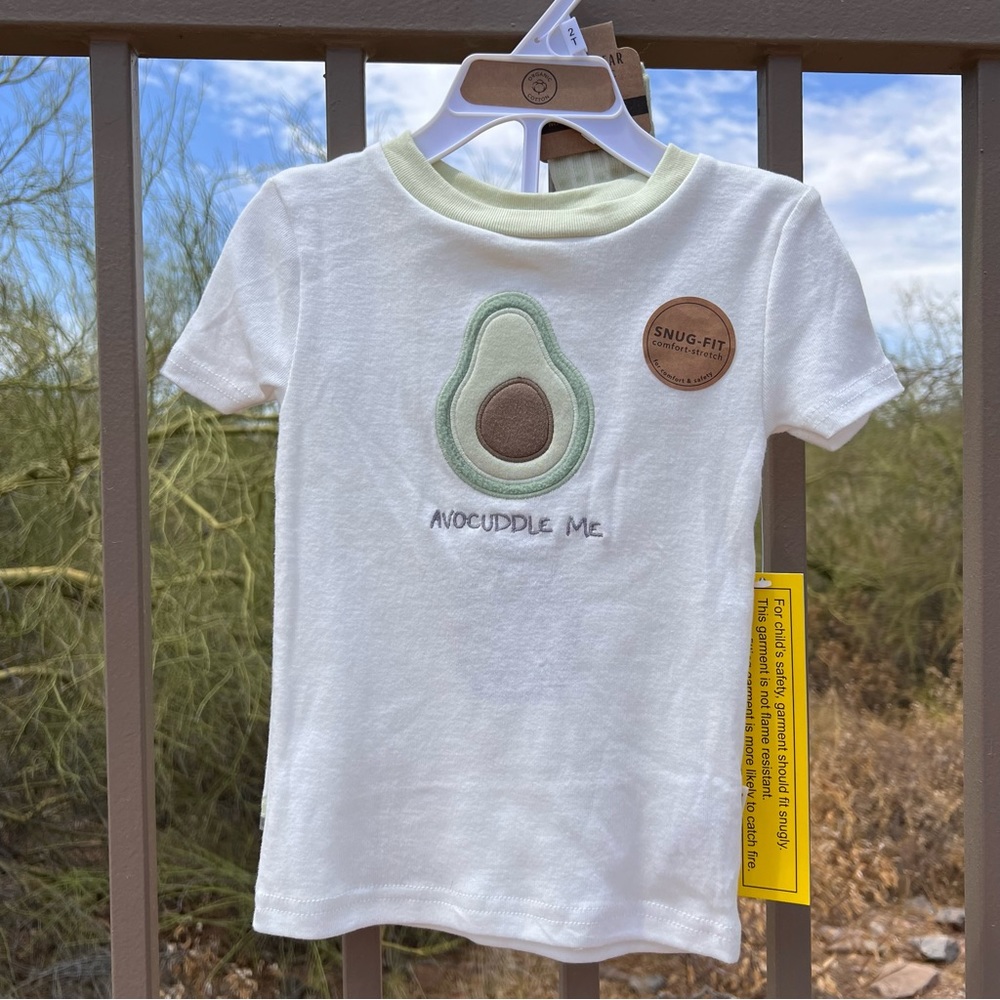 ⬇️💲Rabbit & Bear NWT Girl’s Set Top, Shorts & Socks Size 2T Beige W/Light Green